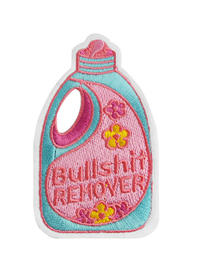 Fashion Laundry Liquid Bottle Pink Bottle Shape Cloth Sticker