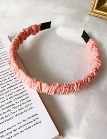 Fashion Light Pink Fabric Fold Headband
