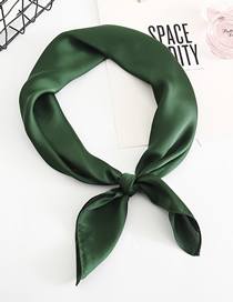 Fashion Blackish Green Multifunctional Use Of Silk Scarf And Shawl