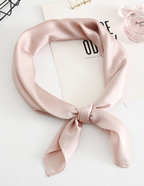 Fashion Light Pink Multifunctional Use Of Silk Scarf And Shawl