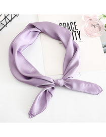 Fashion Lilac Colour Multifunctional Use Of Silk Scarf And Shawl