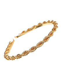 Fashion Golden Alloy Chain Headband
