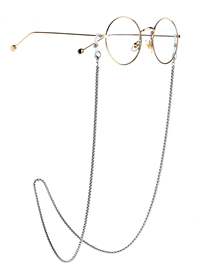 Fashion Silver Box Chain Stainless Steel Chain Non-slip Glasses Chain