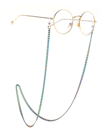 Fashion Thick Chain Multicolored Beads Beads Anti-skid Glasses Chain