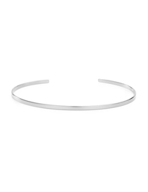 Fashion Steel Color Stainless Steel C-shaped Opening Bracelet