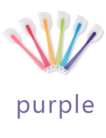 Fashion Purple Multifunctional Small Silicone Translucent Scraper