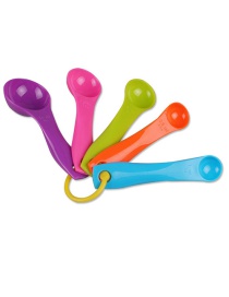 Fashion Color Colorful Measuring Spoons (5pcs)