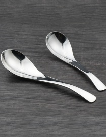 Fashion Tablespoon Silver Stainless Steel Palace Spoon Spoon Tableware