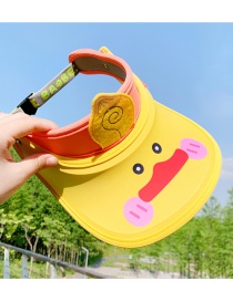 Fashion Little Yellow Duck 2 Years Old-12 Years Old Animal Color Stitching Adjustable Children S Sun Hat (45cm-56cm)