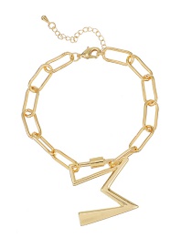 Fashion Gold Color M Alloy Alphabet Bracelet