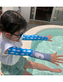 Fashion Totoro Animal Print Uv Protection Children's Sunscreen Ice Silk Sleeve
