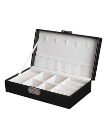 Fashion Black Jewelry Multifunctional Jewelry Box