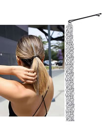 Fashion Silver Chain Clip Tassel Wig Extension Chain