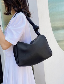 Fashion Black Knotted Crossbody Shoulder Bag