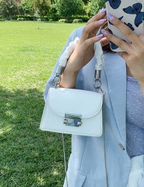 Fashion White Chain Handbag
