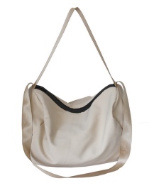 Fashion Creamy-white Crossbody Shoulder Bag