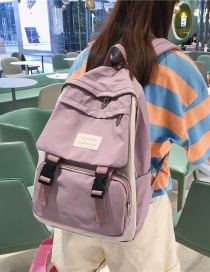 Fashion Purple Tooling Backpack
