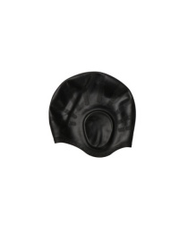 Fashion Black-silicone Swimming Earmuffs Silicone Earmuff Swimming Cap