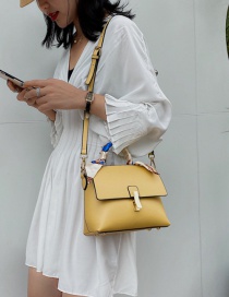 Fashion Yellow Ribbon Shoulder Bag Crossbody Bag