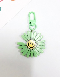 Fashion Light Green Daisy Keychain Schoolbag Pendant