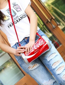 Fashion Coke Patent Shoulder Crossbody Bag