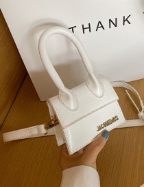 Fashion White Crocodile Shoulder Crossbody Bag