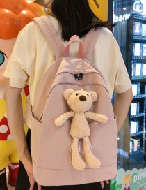 Fashion Pink To Send A Bear Doll Bear Doll Backpack