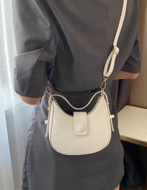 Fashion White Stone Shoulder Bag