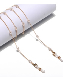 Fashion Golden Pearl Alloy Chain Glasses Chain