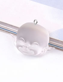 Fashion With Ears Transparent Handmade Transparent Resin Elf Head Doll Accessories