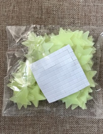 Fashion 3cm Green 100pcs/bag 3cm Star Luminous Patch 100pcs
