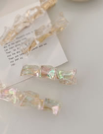 Fashion Laser Stone-3 Dream Laser Transparent Ice Cube Hairpin