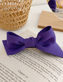 Fashion 【hairpin】purple Candy-colored Hairpin With Three-dimensional Bow