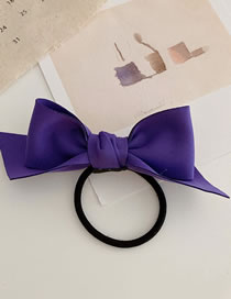 Fashion 【hairline】purple Candy-colored Hairpin With Three-dimensional Bow