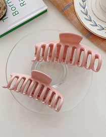 Fashion Grab Clip Small-pink Candy-colored Large Plate Hairpin (single Price)
