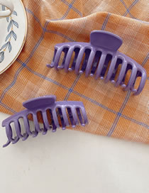 Fashion Grab Clip Small-purple Candy-colored Large Plate Hairpin (single Price)