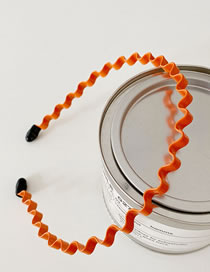 Fashion Orange Color Wave Beam Headband