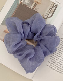 Fashion Blue-violet Net Yarn Solid Color Head Rope