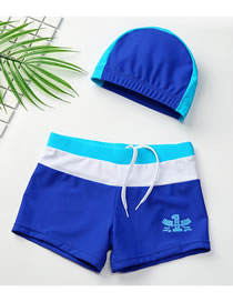 Fashion Flying Eagle Childrens Swimming Trunks And Caps