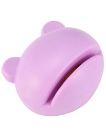 Fashion Purple Frog Plastic Sharpener