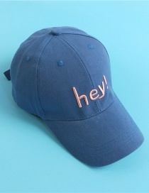 Fashion Navy Letter Embroidery Childrens Baseball Cap