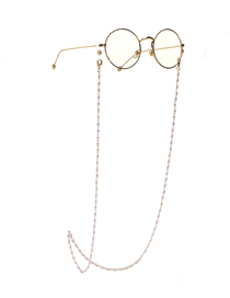 Cadena De Gafas Anti-perdida Anti-perdida En Forma De Perla Con Forma De Arroz