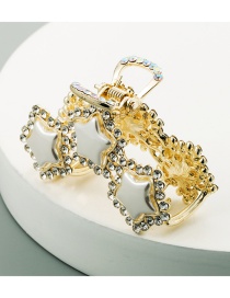 Fashion Golden Diamond-studded Five-pointed Star Hollow Alloy Grip