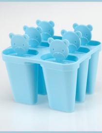 Fashion Blue Little Bear Homemade Popsicle Mold
