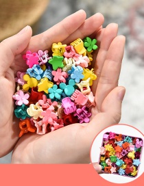 Fashion Mixed Mixed 50 Resin Geometrical Contrast Color Gripper