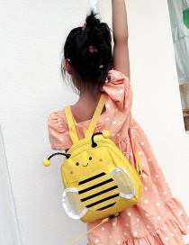 Fashion Yellow Little Bee Nylon Children Backpack