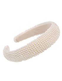 Fashion Pearl Sponge Pearl Resin Beads Headband