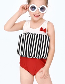 Fashion Womens Stripes (including Arm Circle) Childrens Floating Vest Swimsuit With Arm Ring