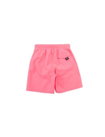 Fashion Dark Pink Childrens Five-point Quick-drying Swimming Trunks