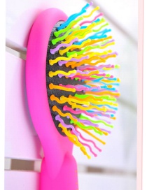 Fashion Pink Anti-static Comb For Airbag Massage